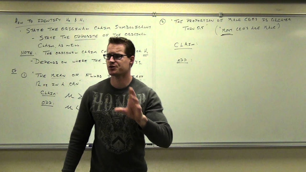 Statistics Lecture 8.2: An Introduction to Hypothesis Testing