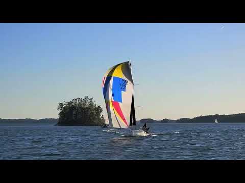 Melges 24 under asymmetric spinnaker