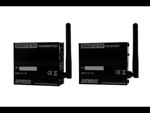 SWAT-2.4X - Stereo Wireless Audio Transmitter Set
