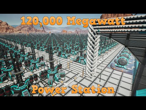 The 120,000 Megawatt Power Plant Tour! Satisfactory Fuel Generator Tour