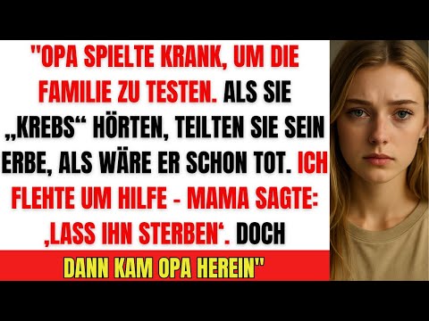 Opa spielte krank, Familie teilte sein Erbe nach Krebs-Diagnose – Dann kam alles anders