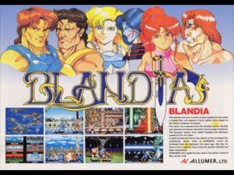 Blandia (1992) - (Full Game) Arcade MAME Longplay [189]