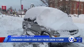 Chenango County digs out from snowstorm