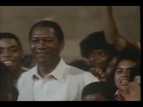 Trailer collage of classroom discipline, assemblies, and choir moments echoing gospel and R&B cues