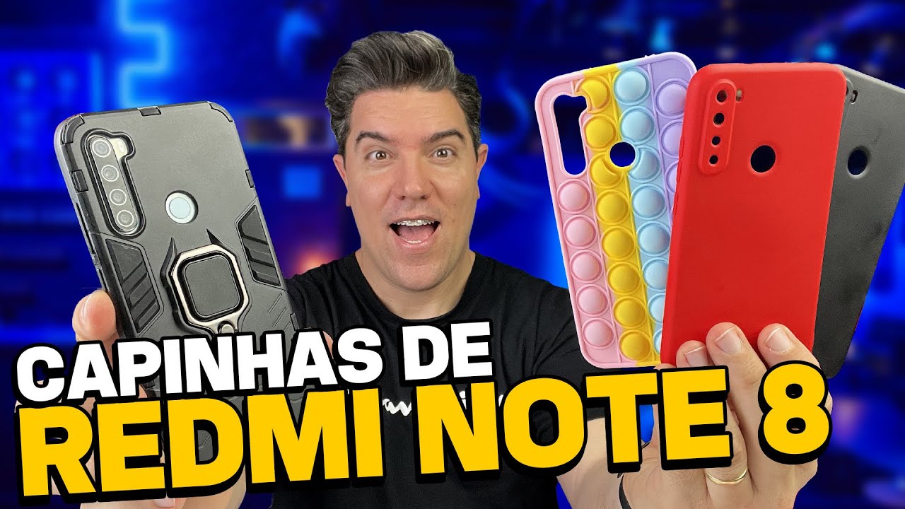 Comprei CAPINHAS INCRÍVEIS na SHOPEE para meu REDMI NOTE 8! Personalize seu XIAOMI ASSIM