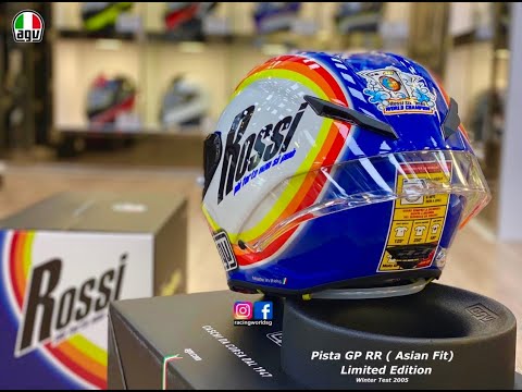 The PISTA GP RR AGV ECE-DOT LIMITED EDITION - WINTER TEST 2005