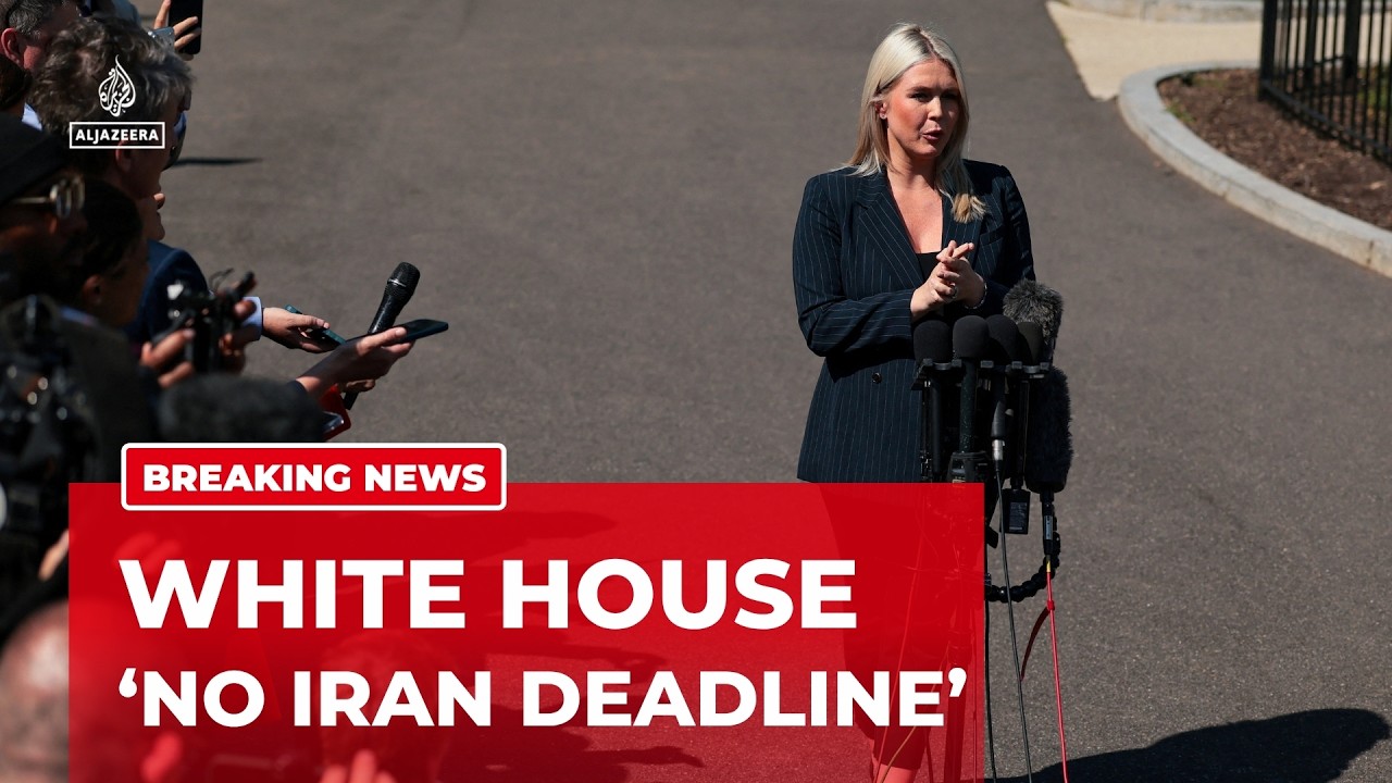 White House says Trump hasn’t set ceasefire deadline for Iran