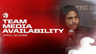 Toronto Raptors Full Media Availability | Playoff Practice | April 16, 2026