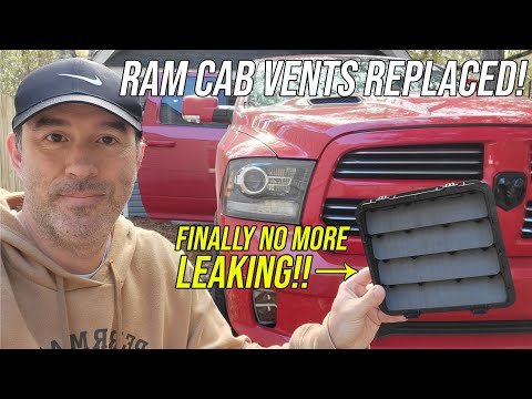 2009-2018 RAM Cab vents replacement - Easy Install process - part 68323649AB