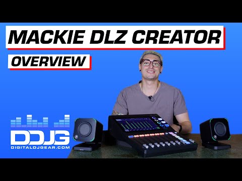 MACKIE DLZ CREATOR Digital Bluetooth 10.1" Display Recording Podcast Mixer image 13