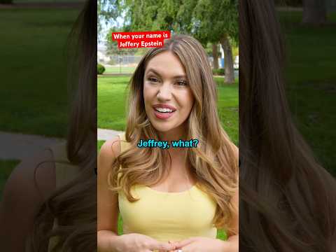 When your name is Jeffery Epstein 😅😭😂 #shorts #funny #comedy #politics #political #name #awkward