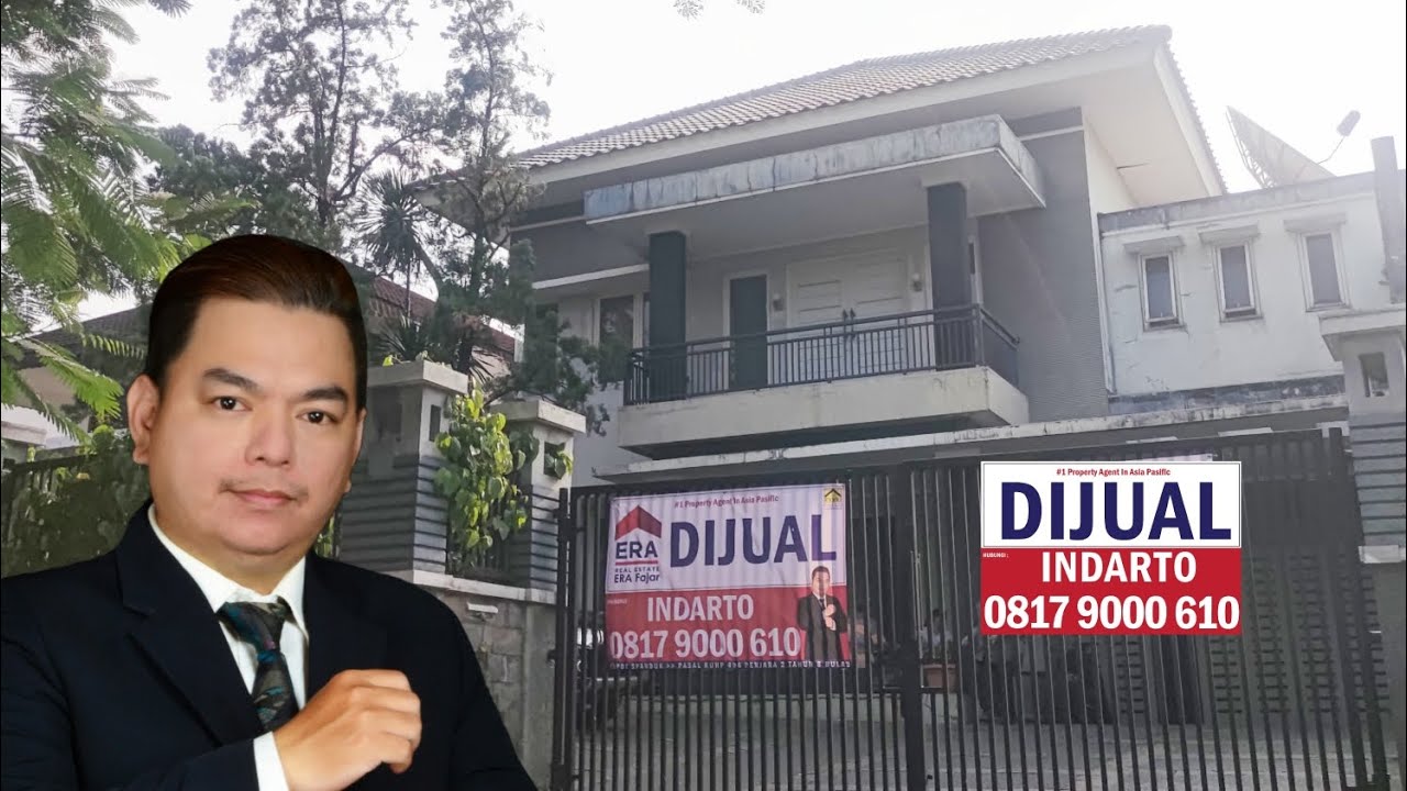 Dijual Rumah 2 Lantai SHM Lt 597m² di Villa Duta , Baranangsiang , Bogor