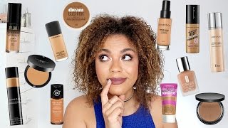 Best Foundations for Oily Skin?! 12 Days of Foundation Wrap Up! | samantha jane