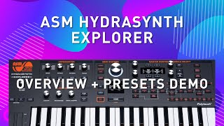 Video thumbnail for ASM HYDRASYNTH EXPLORER - Overview + Preset Demo by David Thom Creations