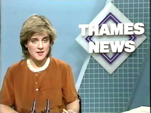 20/08/1984 - ITV - Thames News (Leyton Station Crash)