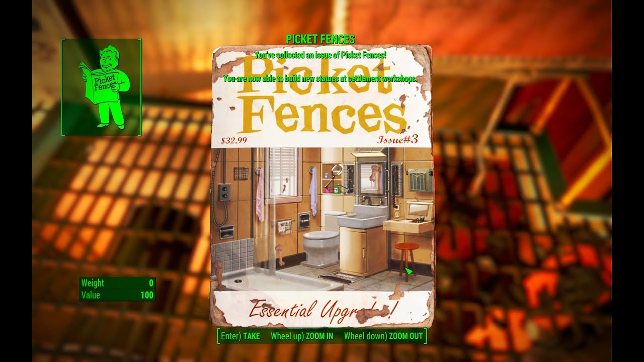 Picket Fences Magazine Locations in Fallout 4