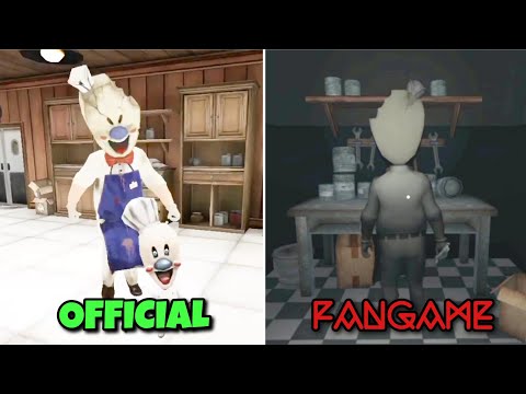 Ice Scream 6 Friends: Charlie Official VS Ice Scream 6 Friends: Charlie Fangame