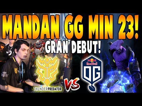 THUNDER vs OG SEED [BO2] - Mandan GG Min 23! "Gran Debut" - Dota Summit 12 DOTA 2
