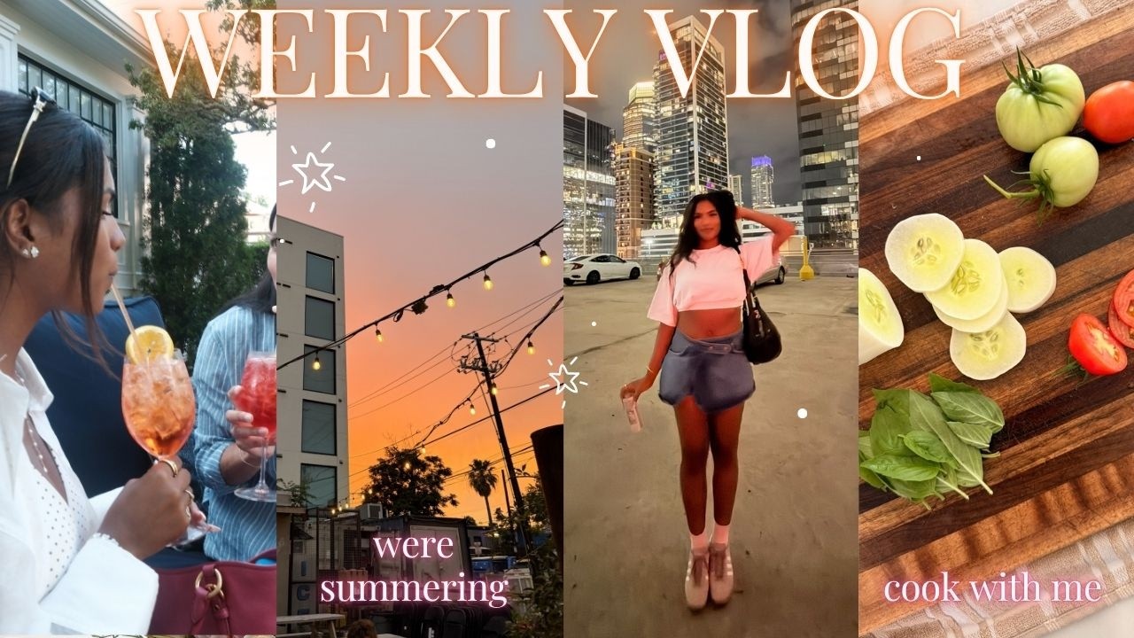 WEEKLY VLOG ♡ (pasta night w friends, gardening, summer hair routine, love island thoughts!!+)