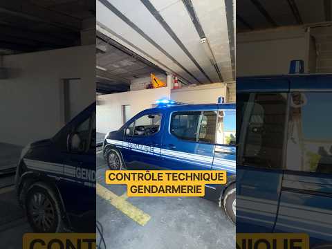CONTRÔLE TECHNIQUE DE LA GENDARMERIE #controletechnique #automobile #voiture