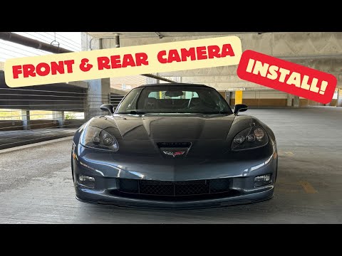 C6 Corvette Stereo Upgrade -- Backup Camera and Forward Facing Camera Install -- Part 3 of 4