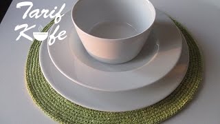 Tığ İşi Amerikan Servisi Yapımı