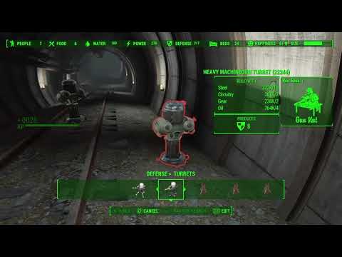 Fallout 4: underground city settlement vault 88