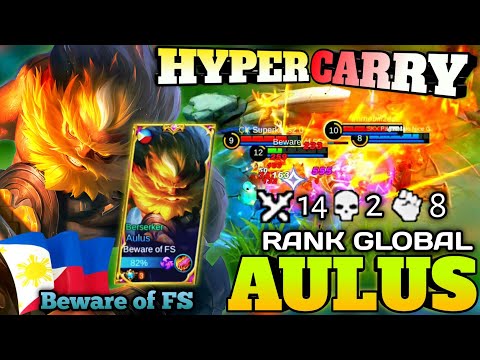 90.1% Current Winrate Aulus Hyper Carry | Aulus Insane Damage Build Gameplay by Beware of FS ~ MLBB