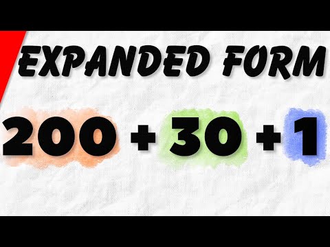 How to Write Numbers in Expanded Form