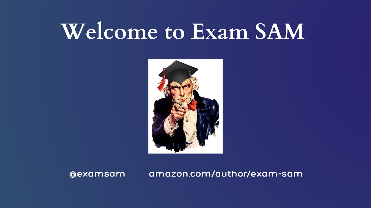 Exam SAM - Welcome to our channel! More information about us . . .