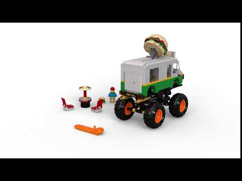 Конструктор LEGO Creator 3в1 «Грузовик Монстрбургер» 31104 / 499 деталей