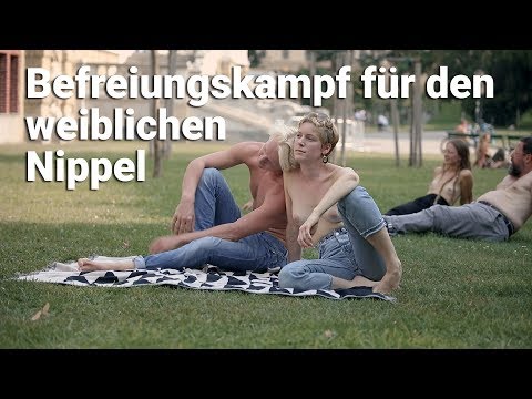 Oben-ohne-Sonnen aus Protest gegen die Ungleichbehandlung des weiblichen Nippels