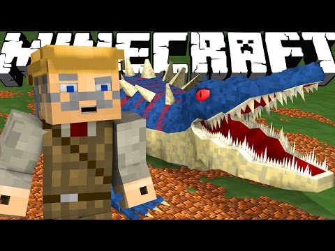 Minecraft Dinosaurs | Jurassic Craft Modded Survival Ep 67! "CRAZY DINOSAUR CROCODILES!"