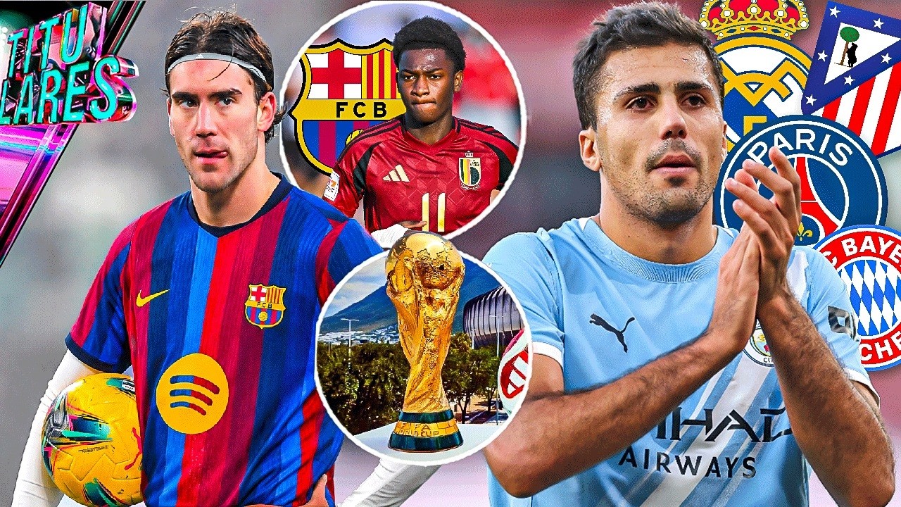 “City aceptó que Rodri se va” | Vlahovic se acerca; ¡llega refuerzo culé! | Avanza Mundial de 64