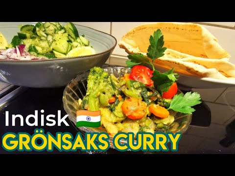, title : 'Äkta Indisk Grönsaks Curry 🇮🇳 ¦¦Brutalt Nyttigt, GOTT & enkelt Recept ¦¦🤤'