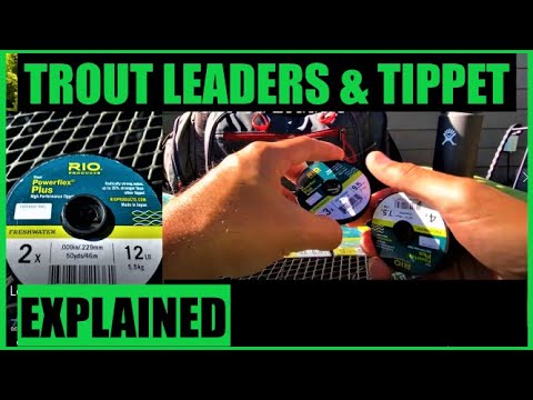 Choosing Tapered Leaders & Tippet for Nontechnical Trout Fishing Fly Fishing Gear Setup #flyfishing