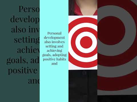 What's in personal development ?