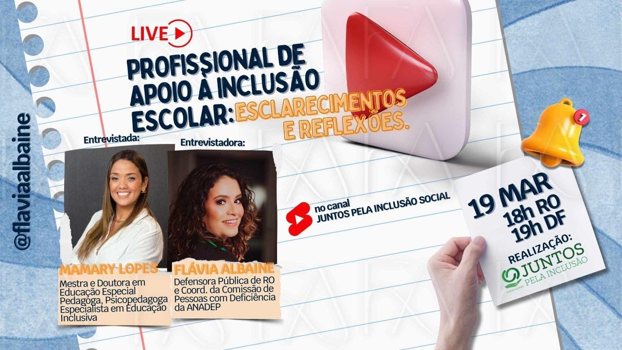 Profissional de Apoio à Inclusão Escolar: Esclarecimentos e Reflexões.