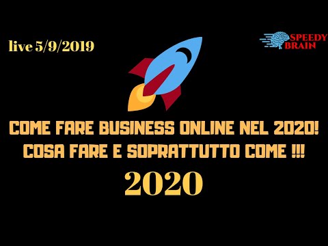 , title : 'BUSINESS ONLINE NEL 2020 - COSA FARE COME FARE!'