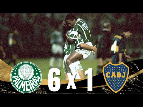 ● GOLEADA HISTÓRICA ● Palmeiras 6x1 Boca Juniors - Libertadores 1994