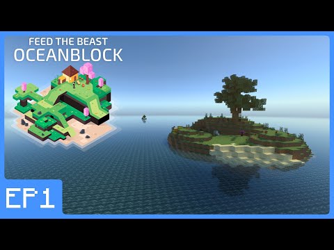 OceanBlock - EP1 - Minecraft Bedrock Marketplace Map Let's Play