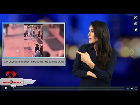 Man drops engagement ring down Time Square drain (12.2.18)