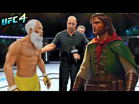 Old Bruce Lee vs. Robin Hood (EA sports UFC 4)