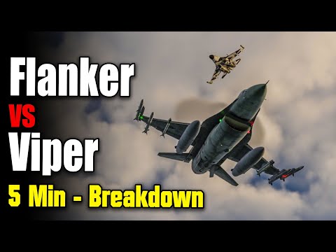 dcs world - Su-27 quick dogfight tips vs F-16 (plazma vs striker)