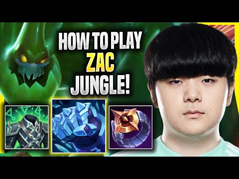 LEARN HOW TO PLAY ZAC JUNGLE LIKE A PRO! - DK Canyon Plays Zac JUNGLE vs Diana! | Season 2022
