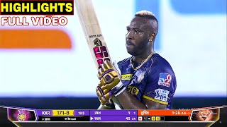 Kolkata Knight Riders Vs Sunrisers Hyderabad Full Match Highlights | KKR VS SRH HIGHLIGHTS | Russell