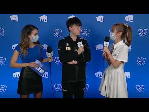 2021全球總決賽小組賽  FNC vs RNG 英文流賽后採訪Xiaohu