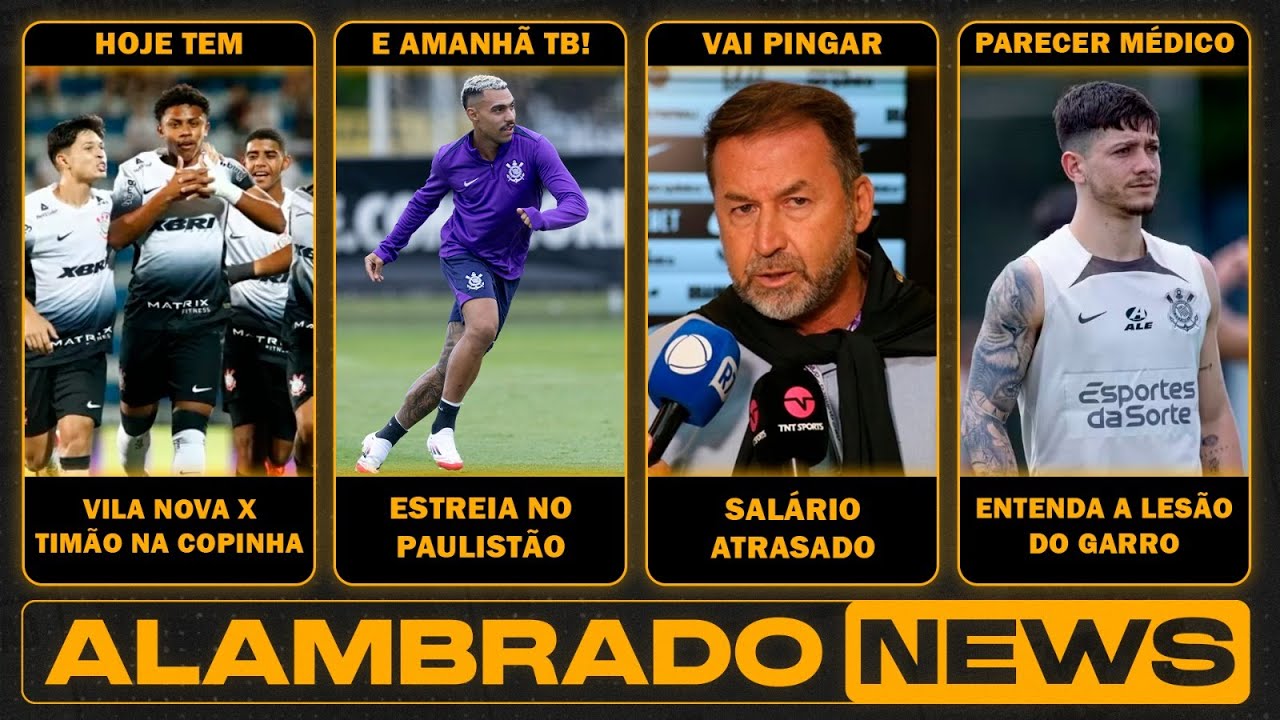 CORINTHIANS PROMETE PAGAMENTO DE SALÁRIO AOS JOGADORES - Alambrado News #184