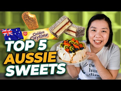 TOP 5 AUSTRALIAN SWEETS / DESSERTS You Must Try | Australian Food Series 🇦🇺