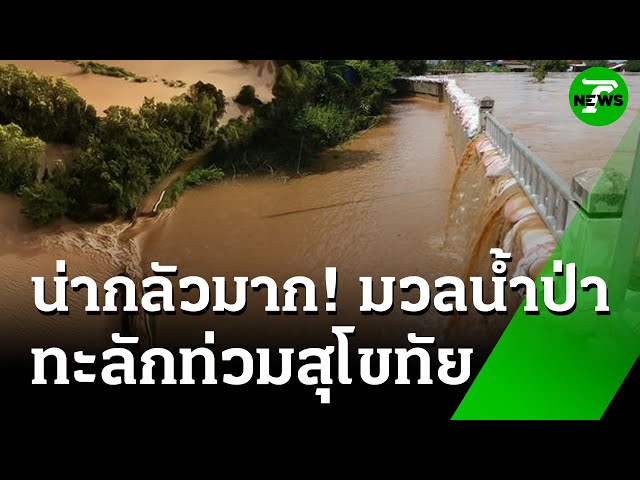 น่ากลัวมาก! มวลน้ำป่าทะลักท่วมสุโขทัย : ภาวะโลกร้อง | 28 ส.ค. 68 | ไทยรัฐเจาะประเด็น